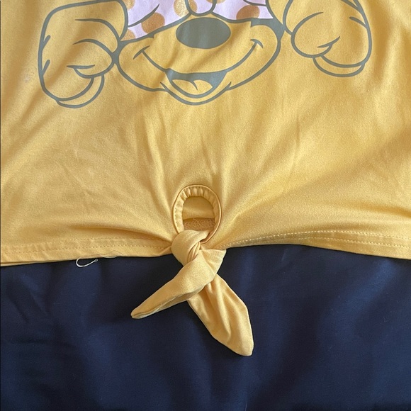 Disney Yellow Minnie Mouse Tee with Pink Accents - Picture 4 of 5